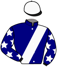 casaque portée par Guerineau F. jockey du cheval de course KASIMODO DREAM, information pmu ZETURF