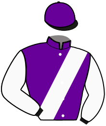 casaque portée par Ouvrie F. jockey du cheval de course I LOVE IGNY, information pmu ZETURF