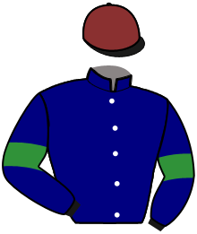 casaque portée par Senet J.F. jockey du cheval de course HENZO DE CARSI, information pmu ZETURF