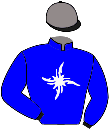 casaque portée par Eyquem Jb. jockey du cheval de course MALAKA, information pmu ZETURF