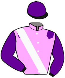 casaque portée par Mekouche Mlle A. jockey du cheval de course NOSTRA TERRA CHOPE, information pmu ZETURF