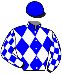 casaque portée par Werle A. jockey du cheval de course MANDALAY PONTADOUR, information pmu ZETURF