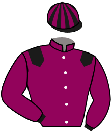casaque portée par Massin Mlle A. jockey du cheval de course ZAEL, information pmu ZETURF