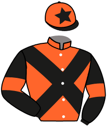 casaque portée par Lecoeuvre C. jockey du cheval de course SAKHALINE, information pmu ZETURF