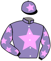 casaque portée par Mangione R. jockey du cheval de course MON COMEDIEN, information pmu ZETURF