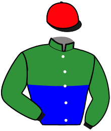 casaque portée par Baude S. jockey du cheval de course JAMBALAYA, information pmu ZETURF