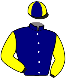 casaque portée par Lagadeuc F. jockey du cheval de course LITYGE DE CYM, information pmu ZETURF