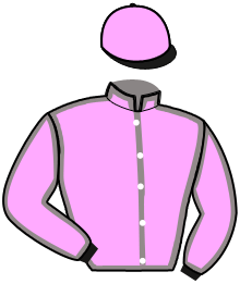casaque portée par Barrier A. jockey du cheval de course LYRIC, information pmu ZETURF
