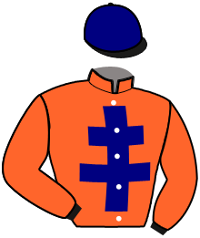 casaque portée par Julien N. jockey du cheval de course KUZCO DE CANI, information pmu ZETURF
