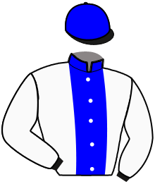 casaque portée par Ligot L. jockey du cheval de course IDAHODARCHE, information pmu ZETURF