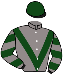 casaque portée par Demuro C. jockey du cheval de course RANGO, information pmu ZETURF