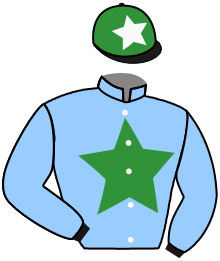 casaque portée par Khaled Miftah Alalos jockey du cheval de course HM CHAWLAH, information pmu ZETURF