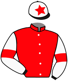 casaque portée par Alberca-gavilan D. jockey du cheval de course LEMPIKA PY, information pmu ZETURF