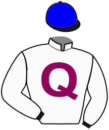 casaque portée par Sanchez Gar. jockey du cheval de course ALYAMAMAH, information pmu ZETURF