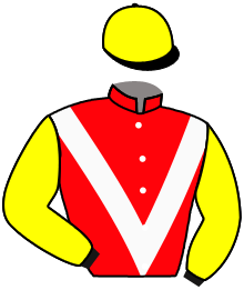casaque portée par Demuro C. jockey du cheval de course VIRIMOON ETOILE, information pmu ZETURF