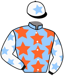 casaque portée par Herve Mme Mae. jockey du cheval de course NEHIAT, information pmu ZETURF