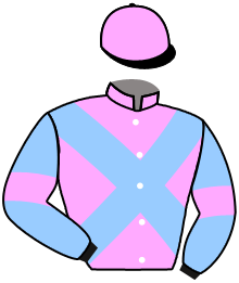 casaque portée par Bureller E. jockey du cheval de course QUICK DADDY, information pmu ZETURF