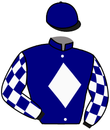 casaque portée par Justum M. jockey du cheval de course BALERION, information pmu ZETURF