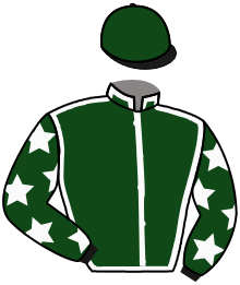 casaque portée par Pouchin A. jockey du cheval de course GAUGAMELA, information pmu ZETURF casaque portée par Pouchin A. jockey du cheval de course GAUGAMELA, information pmu ZETURF