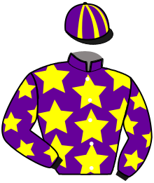 casaque portée par Armellini D. jockey du cheval de course IOHANNA THIEBEN, information pmu ZETURF