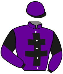 casaque portée par Dousset Y. jockey du cheval de course LADY PURPLE, information pmu ZETURF casaque portée par Dousset Y. jockey du cheval de course LADY PURPLE, information pmu ZETURF