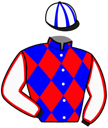 casaque portée par Martens C. jockey du cheval de course JUDOPOCK, information pmu ZETURF