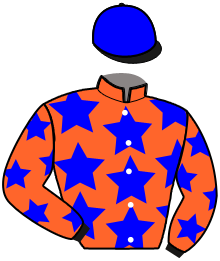 casaque portée par Mourot N. jockey du cheval de course GIZMOGOLD, information pmu ZETURF