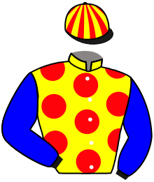 casaque portée par Bouttier Cha. jockey du cheval de course ZARKAN, information pmu ZETURF casaque portée par Bouttier Cha. jockey du cheval de course ZARKAN, information pmu ZETURF