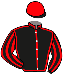 casaque portée par Reveley J. jockey du cheval de course THE LIKELY LAD, information pmu ZETURF