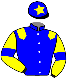 casaque portée par Nabet K. jockey du cheval de course J'AI LA COTE, information pmu ZETURF