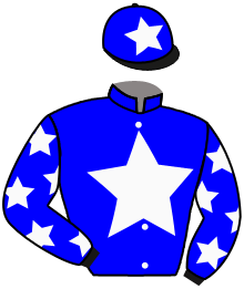 casaque portée par Gelabert Bautista J. jockey du cheval de course ECOLOGY, information pmu ZETURF