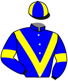 casaque portée par Pasquier S. jockey du cheval de course PLACE FONTENOY, information pmu ZETURF