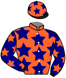 casaque portée par Calbrix Mat. jockey du cheval de course ASTRA DREAM, information pmu ZETURF