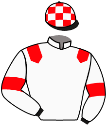 casaque portée par Germain Mlle M. jockey du cheval de course ROXANA OF CECCA, information pmu ZETURF casaque portée par Germain Mlle M. jockey du cheval de course ROXANA OF CECCA, information pmu ZETURF