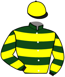 casaque portée par Demuro C. jockey du cheval de course GREY INFINITY, information pmu ZETURF