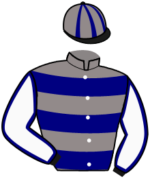 casaque portée par Viel Mar. jockey du cheval de course KOMIFO, information pmu ZETURF