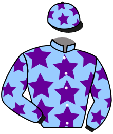 casaque portée par Mekouche Mlle A. jockey du cheval de course TOUCH IN THE NIGHT, information pmu ZETURF