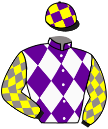 casaque portée par Forest M. jockey du cheval de course MAZEED DU SOLEIL (AR), information pmu ZETURF