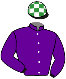casaque portée par Protti Mar. jockey du cheval de course CORDIALE, information pmu ZETURF