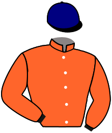 casaque portée par Journiac Tho. jockey du cheval de course LILLOU, information pmu ZETURF