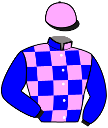 casaque portée par Gougeon R. jockey du cheval de course KELIA DE GLADJESS, information pmu ZETURF