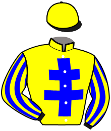 casaque portée par Bossuet F. P. jockey du cheval de course KETTY ANGOT, information pmu ZETURF