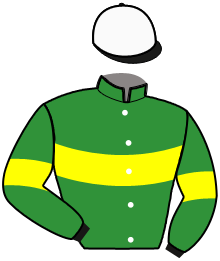 casaque portée par Sybers Chr. jockey du cheval de course MISTRAL D'ERPION, information pmu ZETURF