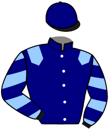 casaque portée par Lamy R. jockey du cheval de course MILAN BENOIS, information pmu ZETURF