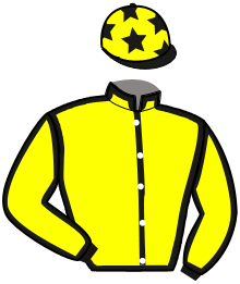 casaque portée par Ouvrie F. jockey du cheval de course MY VICTORY APPLE, information pmu ZETURF