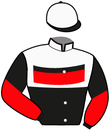 casaque portée par Sucaet G. jockey du cheval de course LEGENDE DU BERRE, information pmu ZETURF