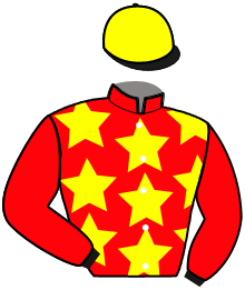 casaque portée par Gout R. jockey du cheval de course MAMBA DES DURIEZ, information pmu ZETURF