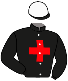casaque portée par Guelpa J. jockey du cheval de course LAZIZA JASMA, information pmu ZETURF