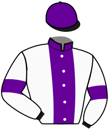 casaque portée par Feron J. Ch. jockey du cheval de course LUPIN DOUZOU, information pmu ZETURF