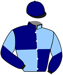 casaque portée par Criado M. jockey du cheval de course MERRY CHRISTMAS, information pmu ZETURF